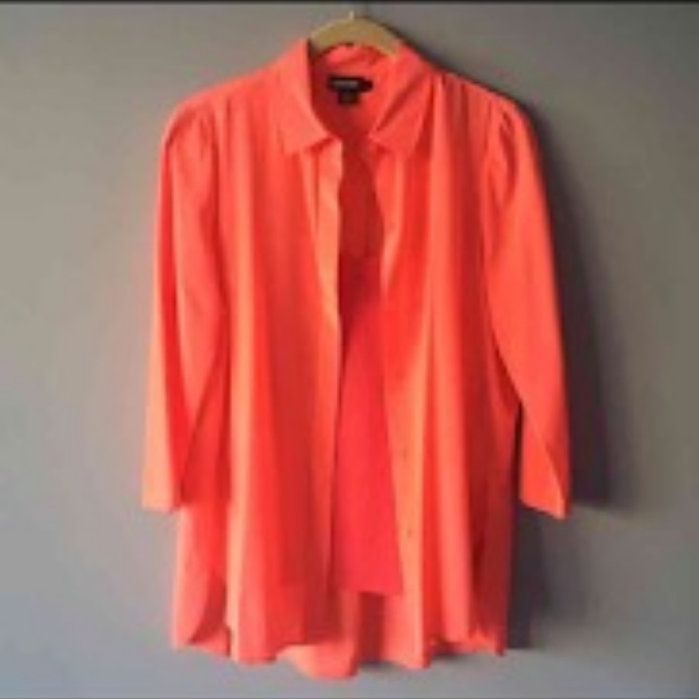 DKNY Layered Blouse & Cami
